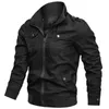 Blouson aviateur homme, veste pilote militaire printemps et automne, veste tactique zippée homme, veste moto X0621