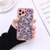 Cute 3d Relif Motyl Telefon Case Dla iPhone 11 Pro Max XR XS Max Case Silikon dla iPhone 7 8 Plus 12 Pro Max Cover