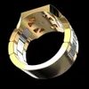 14 K Gold White Diamond Ring for Men Fashion Bijoux Femme Jewellery Natural Gemstones Bague Homme 2 Carats Diamond Ring Males 21066334096