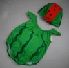 0-24m Lovely Watermelon Unisex Baby Badkläder Lovely Boy Baddräkt Spädbarn Toddler Tjej Tecknad Baddräkt Cosplay 210529