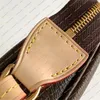 숙녀 패션 캐주얼 디자인 럭셔리 Pochette Accessoires 가방 어깨 가방 크로스 바디 키 파우치 고품질 상위 5A N41207 M40712 핸드백 지갑 지갑