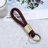 Simple Weave Key ring Ancient silver Bronze rings keychain bag hangs for women men fashion jewelry will and sandy black red blue