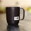 昇華マグスコーヒーカッププラスチックコーヒーカップマイクロ波ハンドル330mlの飲み込みカップ高温抵抗2形状オプション