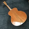 43 cale Naturalne Jumbo 200 Gitara akustyczna All Mahogany Wood Super-Jumbo Folk Guitarre