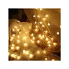 Accesorios de decoración de escena de fiesta de Año Nuevo de Navidad bola de estrella lámpara de copo de nieve cadena accesorios románticos