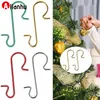 50 pcs Ornement De Noël En Métal En Forme De S Crochets Titulaires Arbre De Noël Boule Pendentif Suspendus Décoration ervv