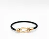 Hästskor Lyxdesigner Bangle Chain Charm Armband för kvinnor 18K Guldarmband smycken