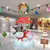 Party Supplies Christmas Decoration stickers glue-free static window sticker Xmas shutter decorations decorate atmosphere shop adornment