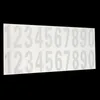 Wall Stickers 3x1.5cm Car License Phone Digits Numeral 0-9 Number House Door Street Address Mailbox Room Gate Decal Reflective