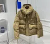 Mens Down Jackets 럭셔리 브랜드 새로운 두꺼운 따뜻한 여성용 냉장 증명 자수 느슨한 재킷