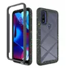 Hybrid Starry Sky Dots ShockoProof Fodral för iPhone 13 PRO MAX 12 XR SAMSUNG S21 S22 Ultra A13 A33 A53 A72 A52 A02S MOTO G60S G Ren Play Power Edge LG Stylo 7 5G Pixel 6