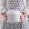 Gants jetables 1 paire imperméable en caoutchouc Latex lave-vaisselle cuisine nettoyage S M L gant de ménage