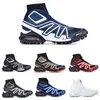 2023 New Snowcross Cs Trail Winter Snow Boots White Black Volt Blue Red Sock Chaussures Mens Trainers Boot Shoes 40-46 High Qualit