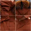 X-LOND到着のファッションスリム女性冬のジャケットの綿パッド入り暖かい厚い女性コートロングコートパーカーレディースジャケット211120