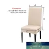 Housse de chaise de couleur unie en spandex, housses élastiques extensibles, housses de chaise blanches pour salle à manger, cuisine, mariage, banquet, hôtel, prix d'usine, conception experte, qualité