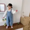 Jumpsuits Korean Style Spring Kids Children Oversized Wide Leg Denim Overalls Baby Clothes Boys Girls Loose Allmatch Casual Pants6509320