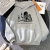 Hoodie Женщины Цвета12 Хип-хоп Негабаритный Толстовка Выпить Череп Принт Harajuku Streetwear Spring Pullover Gothic Top KPOP Одежда Y0820