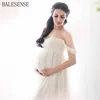 Lace Maternity Dress For Photography Sexy Off Shoulder Front Split Pregnancy Dress Pregnant Women Maternity Gown PhotoShoot