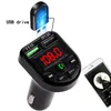 BTE5 Car MP3 Player Bluetooth FM Transmitter Car FM Modulator Dual USB Charging-Port for 12-24V General Vehicle Car Charger with Retail box