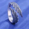 Engel und Teufel S925 Sterling Silber Paar Ring Persönlichkeit kreative männliche und weibliche Freunde Ring Modeliebhaber Liebesgeschenk X0715