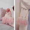Luxy Moon Ladies Pink Handbag Pearl Clutch Bag Luxury Design Women Wedding Purse Feather Shoulder Messenger Bag ZD15091389806