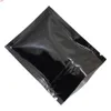 100pcs 작은 색깔의 ziplock mylar 포장 가방 샘플 음식 콩 저장 커피 파우더 냄새 냄새 포장 baghigh quatity