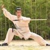 Uniforme Tai chi 25 couleurs, Wushu chinois, arts martiaux, Kung fu, Wing Chun, costume en lin, veste et pantalon de moine Shaolin taoïste Wudang