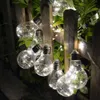 Solar Hanging Lightsoutdoor Clear Bulb String Lightsfairy Lights For Garden Gazebo Christmas By Wedding Party Decor Y200603