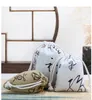 Retro print drawstring bags Gift Jewelry Pouch Cloth Linen Fabric Packaging favor holder Storage Bag business promotion