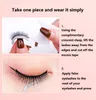 3 Pair Self Adhesive Eyelashes No Eyeliner or Glue Needed Reusable Natural False Eyelashes Gift for Women Eye Makeup