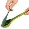Skedar Långt handtag Filter Spoon Multi-Purpose Spice Packet Soup Cooking Condiment Kokt verktygsverktyg