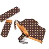 ファッションプリント傘ユニセックスインシックスアウトドアトラベル雨の日当たり症のUVパラソルボックス9505695の完全に自動折りたたみ包装傘