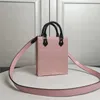 Petit Sac Plat Mini Crossbody Bag designer läderhandväska för lätt chic stil - Rose Ballerine Pink/Black/Greige (M69442/M69441/M69575)