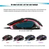 Universal Apedra A9 Ergonomic Macro Programming USB Wired Optical Gaming Mouse Breathing Backlight Gamer Computer Mice