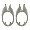 Car Headlights Lights Accessories Front Fog Lamp Cover Tail Light Trim For A4 B7 04-08 Plastic 1 Pair Frames