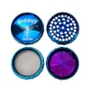 2022 new 4 Layers 63mm Zinc Alloy Tobacco Herb Grinder Diamond Shape Herbal Smoking Grinders Smoker Accessories