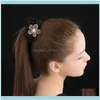 Hair Jewelry Jewelryhair Clips & Barrettes Cloth Flower Scrunchie Elastic Bands For Women Girls Holder Rope Rubber Band Headband Aessories D