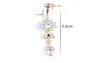 Diamant Water Drop Belly Ring Body Punctie Goud roestvrijstalen bel -knopringen Nagel FPR Dames mode sieraden wil en zandig