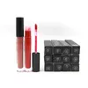 Metalen vloeibare matte lippenstift Lipgloss Liuqid Lipsticks Rouge A Levre 12 kleuren Voedzaam Hydraterend Natuurlijk Groothandel Cosmetica Lippen Make-up Lipgloss