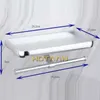 Oxidatie Afwerking Solid Aluminium Toiletpapier Houder Badkamer Accessoire Multifunctionele Mobiele YT-1592 210720