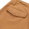 summer classical Italian style vintage shorts 100% cotton knee-length trousers plus size men brand clothing 210629