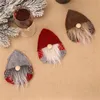 Decora￧￵es de bolsas de talheres de Natal em casa acess￳rios criativos