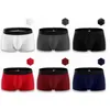 4 pièces/lot hommes culottes coton hommes sous-vêtements boxeurs respirant homme Boxer solide caleçon confortable Boxershorts H1214