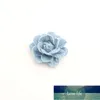 Savica 8st 5,5 cm denim tyg konstgjorda blommor för plagg huvudpress dekor DIY scrapbook hantverk flores tillbehör lx0071