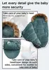 baby sleeping bag Baby stroller winter windproof thick bags for babies envelopes borns 211023