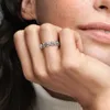 100% 925 Sterling Silver Openwork Rose Petals Band Ring For Women Wedding Engagement Rings Fashion Jewelry205w