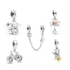 Jóias femininas em forma de Pandora Charms Bead 925 Silver Love Bracelet Lucky Amulet Pendant New Slide Pulseiras Contas Corrente de Joias Charm Frisado