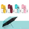 Étui à capsules Parapluie Ultra Léger Mini Parapluie Pliant Parapluie de Poche Compact Protection Solaire Coupe-Vent Pluvieux Ensoleillé Parapluies XDH0624