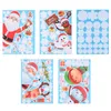 Wall Stickers 5Pcs Adorable Christmas Snowflake Sticker Decors Window PVC Decals