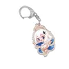 Keychains 22pcs Anime Genshin Impact Keychain Zhongli Diluc Venti Paimon Acrylic Double Sided Key Chain Accessories Jewelry For Fa249H
